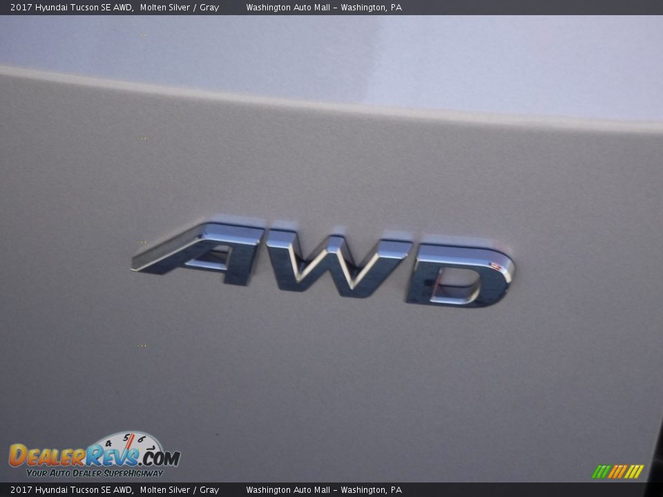 2017 Hyundai Tucson SE AWD Molten Silver / Gray Photo #10