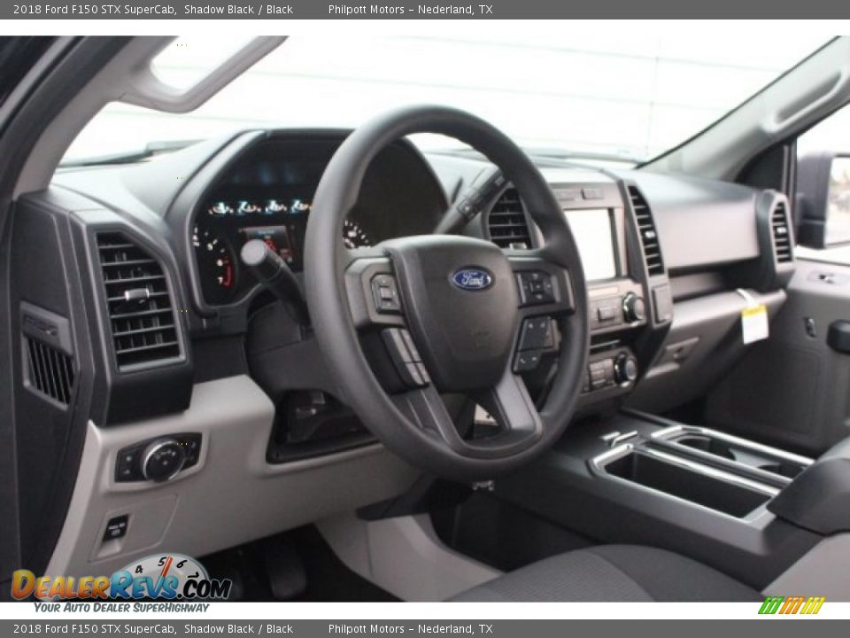 2018 Ford F150 STX SuperCab Shadow Black / Black Photo #14