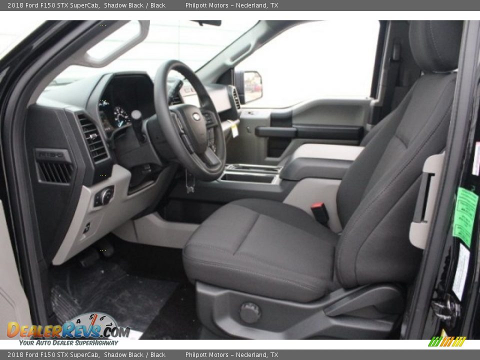 2018 Ford F150 STX SuperCab Shadow Black / Black Photo #15
