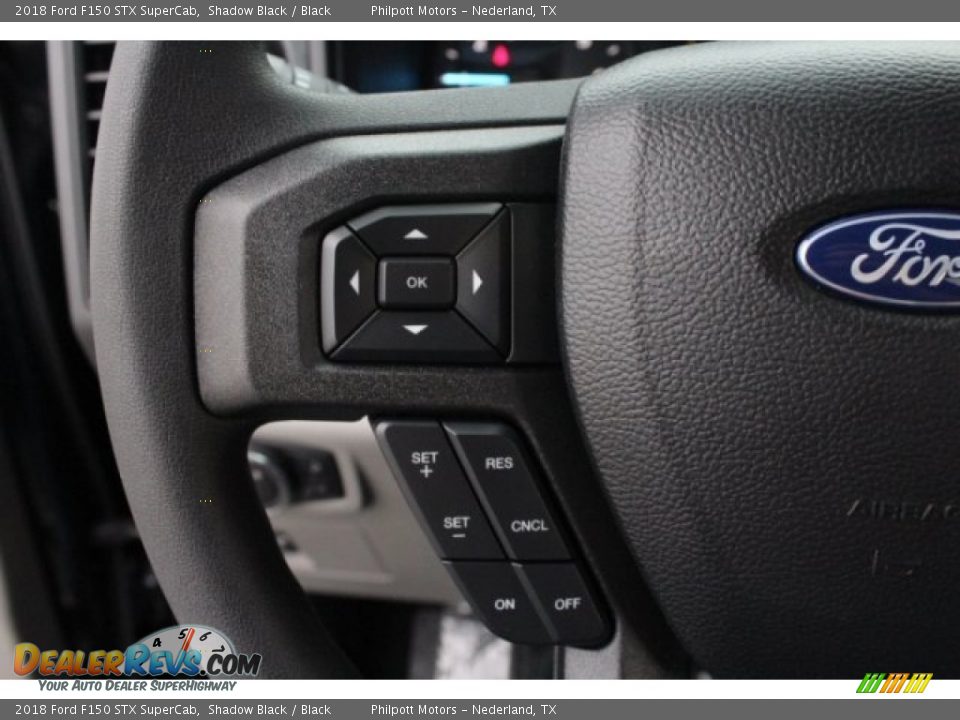 2018 Ford F150 STX SuperCab Shadow Black / Black Photo #18