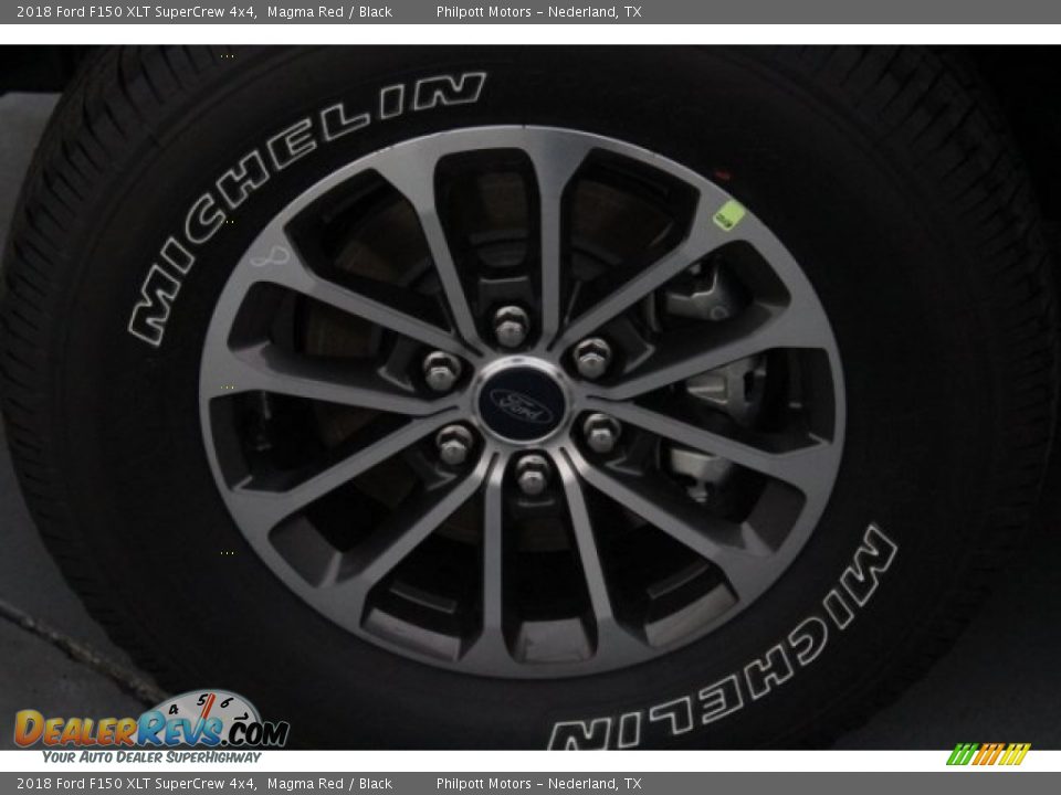 2018 Ford F150 XLT SuperCrew 4x4 Magma Red / Black Photo #5