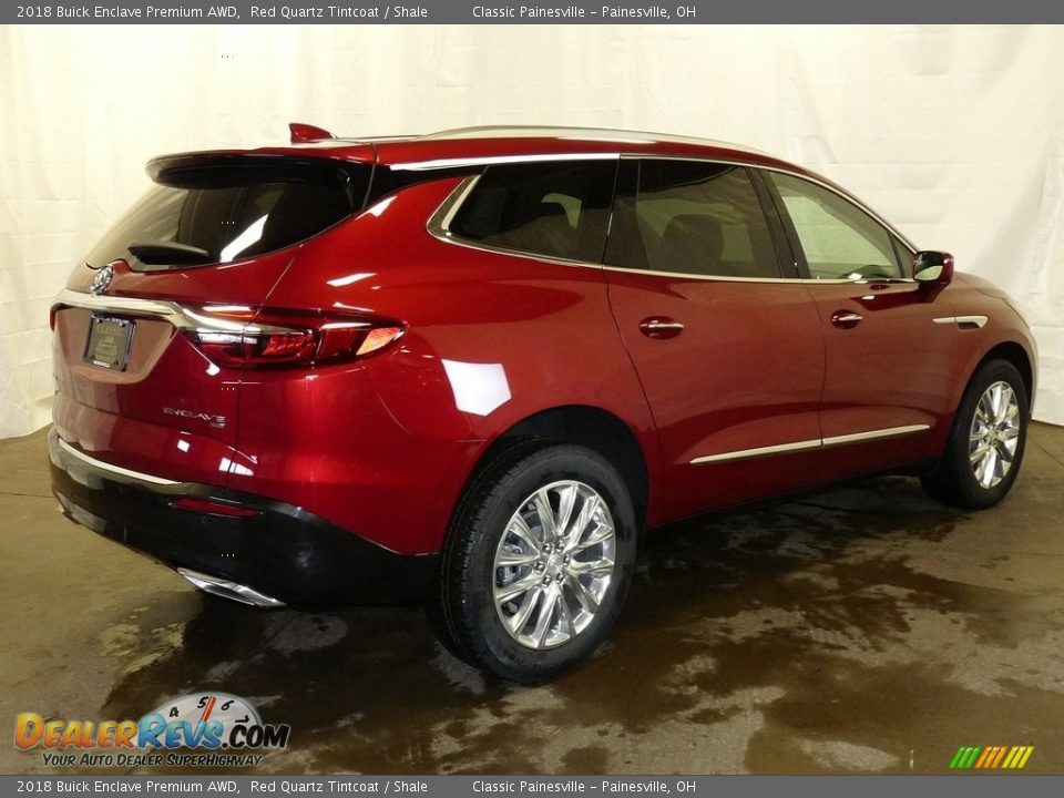 2018 Buick Enclave Premium AWD Red Quartz Tintcoat / Shale Photo #2