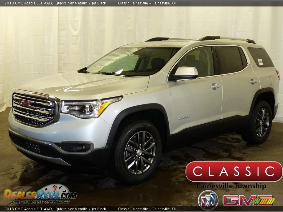 2018 GMC Acadia SLT AWD Quicksilver Metallic / Jet Black Photo #1