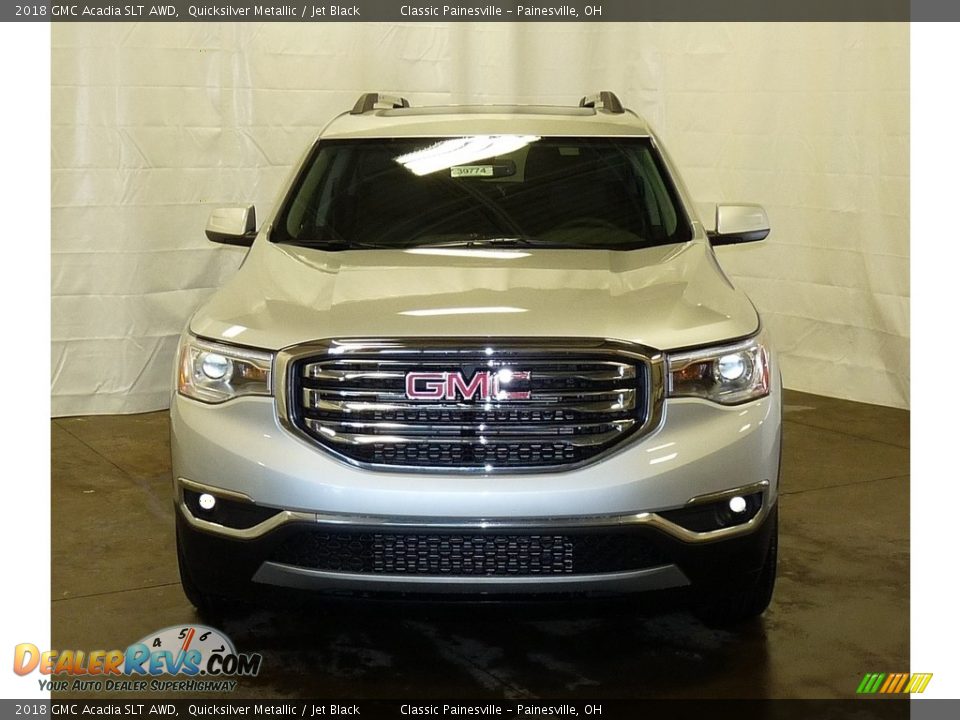 2018 GMC Acadia SLT AWD Quicksilver Metallic / Jet Black Photo #4