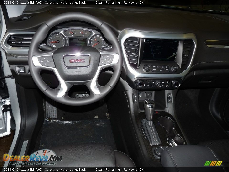 2018 GMC Acadia SLT AWD Quicksilver Metallic / Jet Black Photo #10