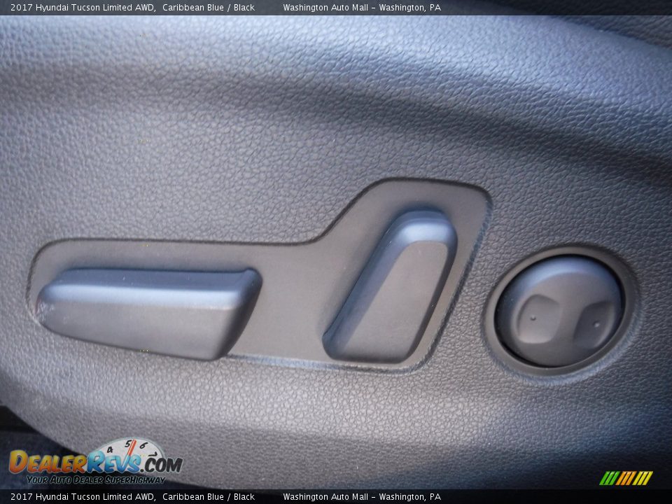 2017 Hyundai Tucson Limited AWD Caribbean Blue / Black Photo #15