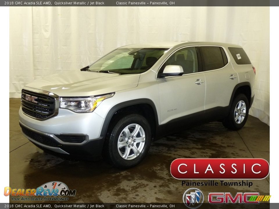 2018 GMC Acadia SLE AWD Quicksilver Metallic / Jet Black Photo #1