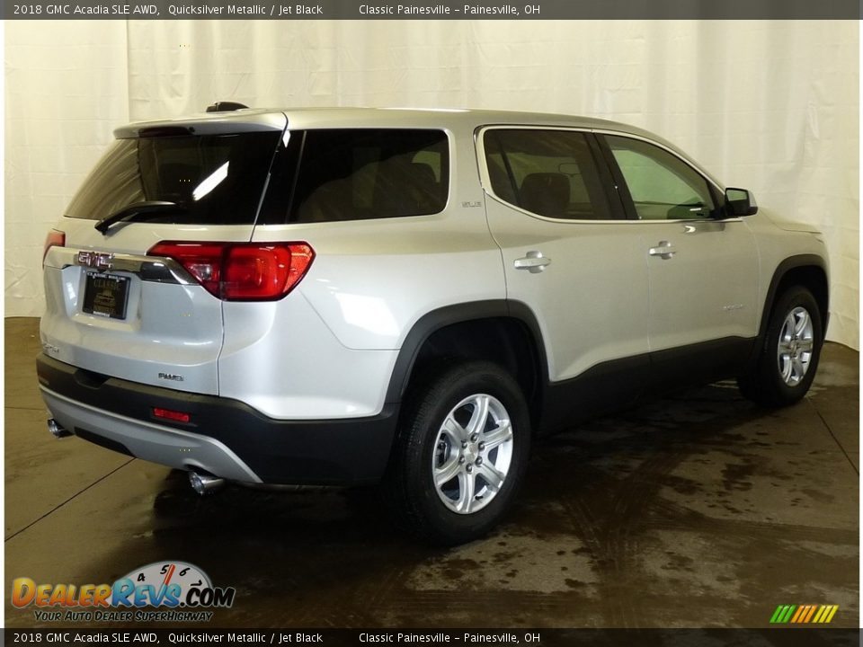 2018 GMC Acadia SLE AWD Quicksilver Metallic / Jet Black Photo #2