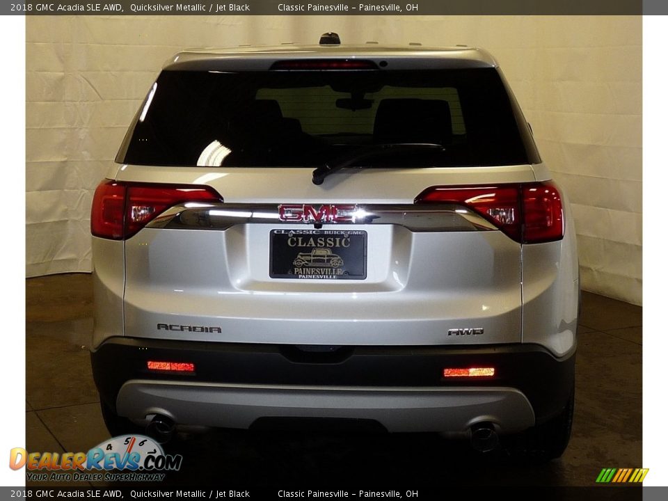 2018 GMC Acadia SLE AWD Quicksilver Metallic / Jet Black Photo #3