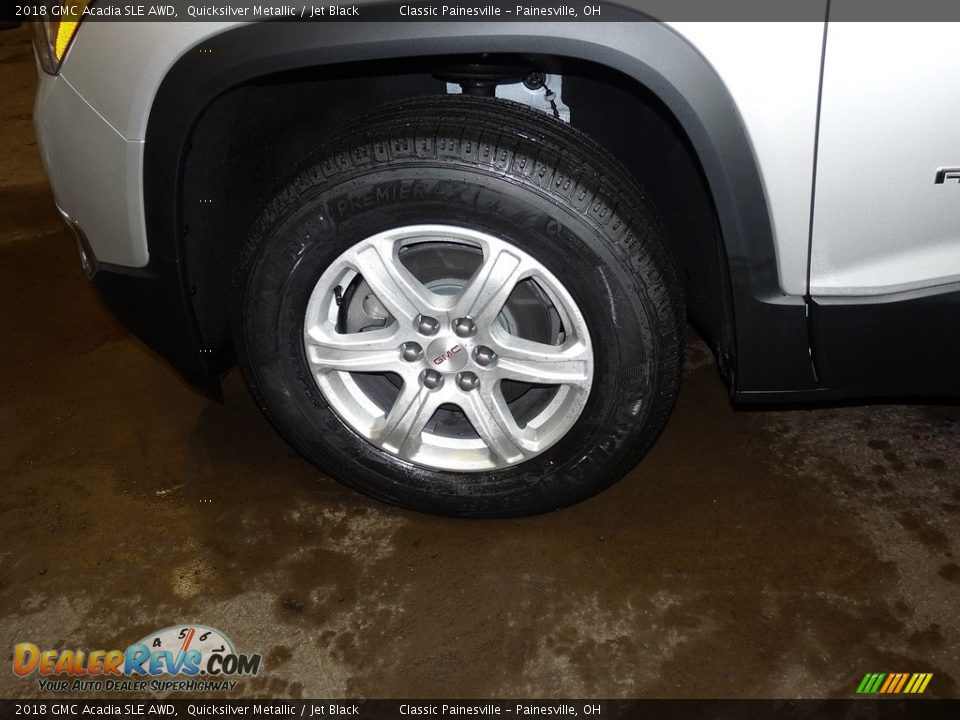 2018 GMC Acadia SLE AWD Quicksilver Metallic / Jet Black Photo #5