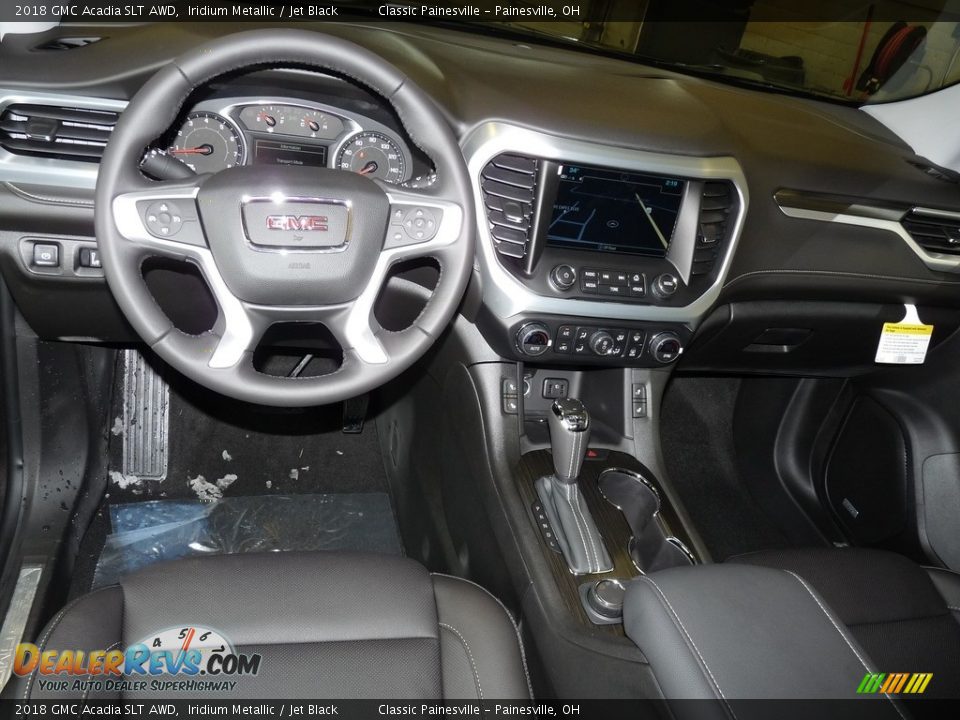 2018 GMC Acadia SLT AWD Iridium Metallic / Jet Black Photo #9