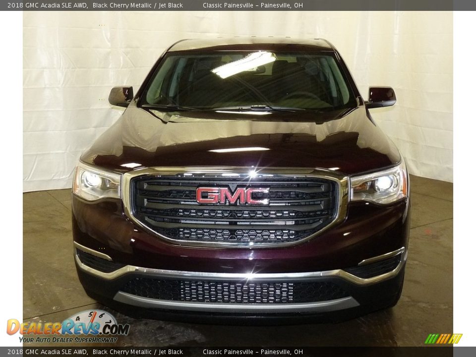 2018 GMC Acadia SLE AWD Black Cherry Metallic / Jet Black Photo #4