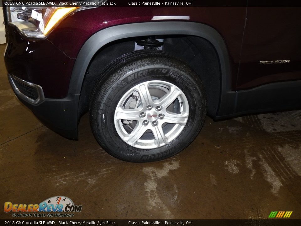 2018 GMC Acadia SLE AWD Black Cherry Metallic / Jet Black Photo #5