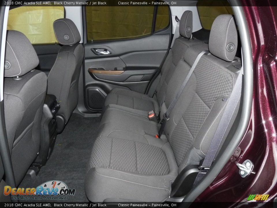 2018 GMC Acadia SLE AWD Black Cherry Metallic / Jet Black Photo #7