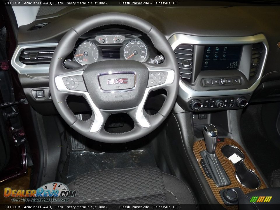 2018 GMC Acadia SLE AWD Black Cherry Metallic / Jet Black Photo #9