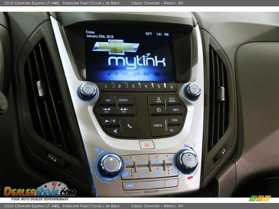 2016 Chevrolet Equinox LT AWD Iridescent Pearl Tricoat / Jet Black Photo #8