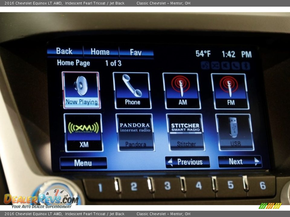 2016 Chevrolet Equinox LT AWD Iridescent Pearl Tricoat / Jet Black Photo #9