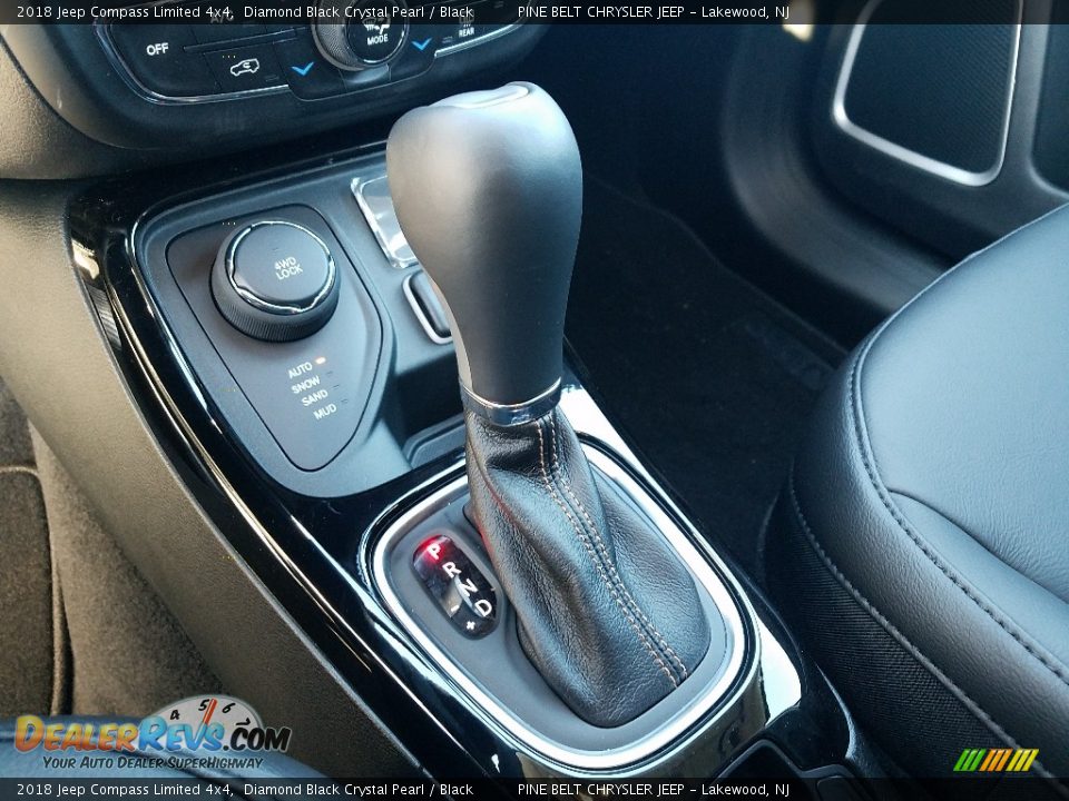 2018 Jeep Compass Limited 4x4 Diamond Black Crystal Pearl / Black Photo #9