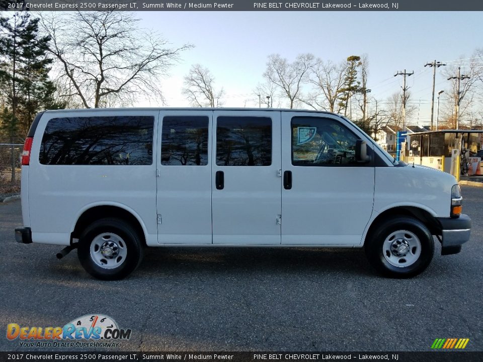 2017 Chevrolet Express 2500 Passenger LT Summit White / Medium Pewter Photo #8