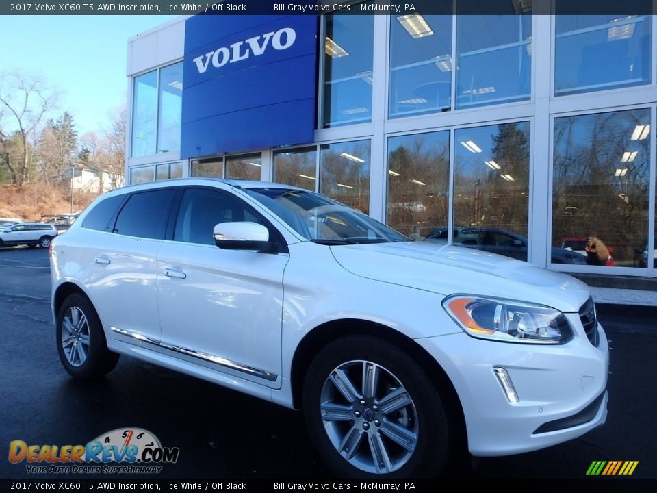 2017 Volvo XC60 T5 AWD Inscription Ice White / Off Black Photo #1