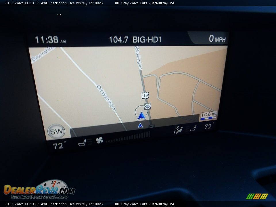 2017 Volvo XC60 T5 AWD Inscription Ice White / Off Black Photo #21