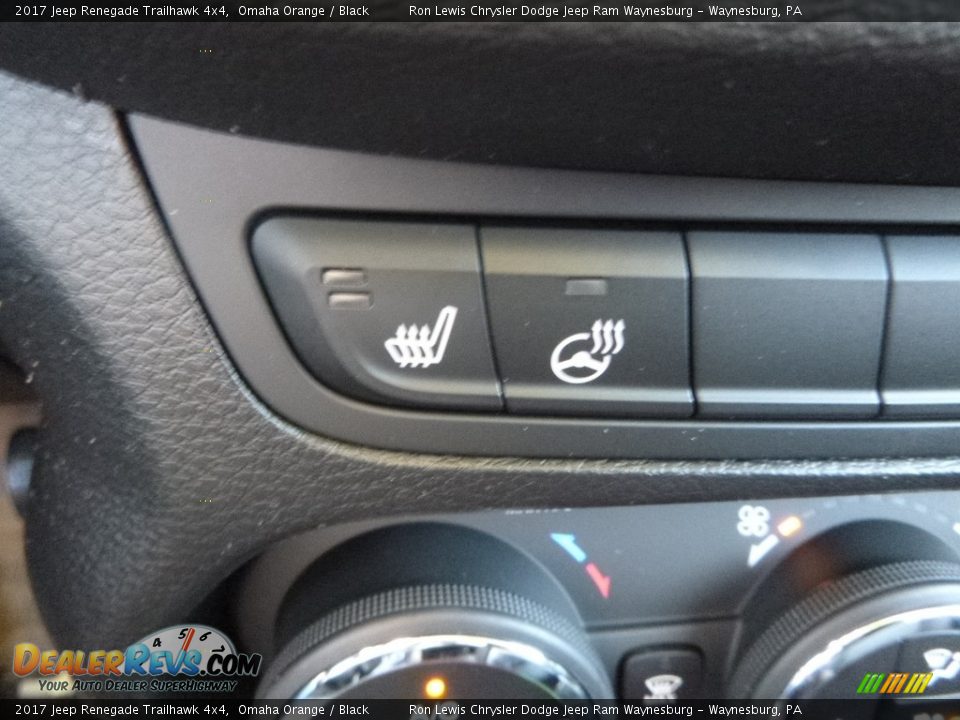 2017 Jeep Renegade Trailhawk 4x4 Omaha Orange / Black Photo #18