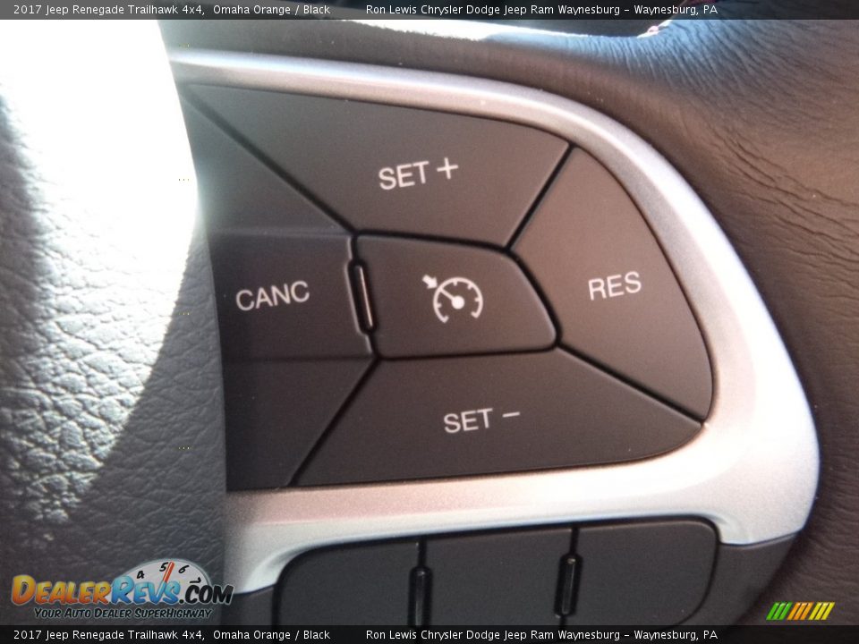 2017 Jeep Renegade Trailhawk 4x4 Omaha Orange / Black Photo #19