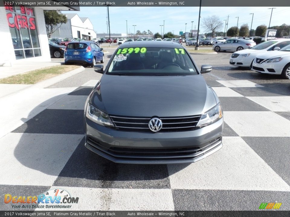 2017 Volkswagen Jetta SE Platinum Gray Metallic / Titan Black Photo #2