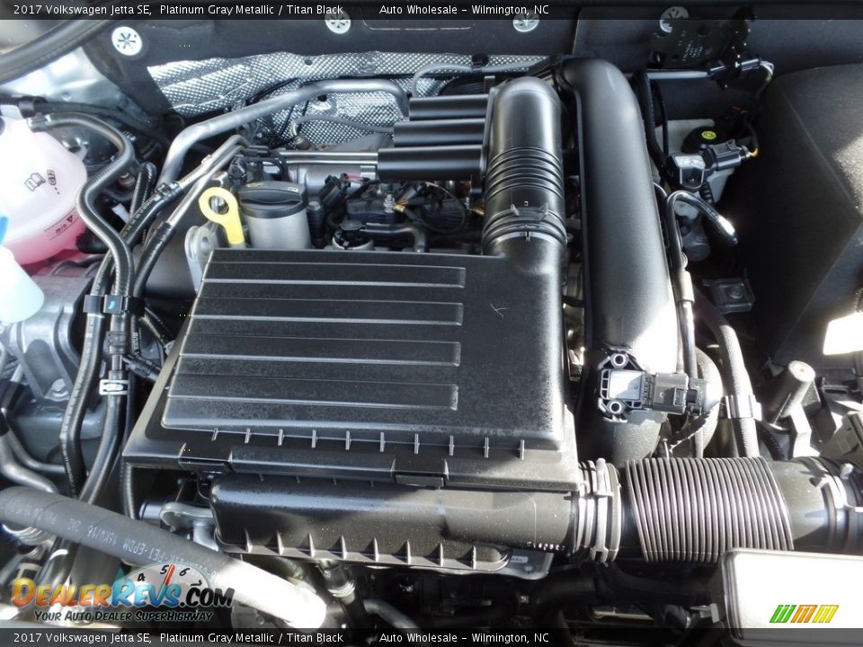 2017 Volkswagen Jetta SE Platinum Gray Metallic / Titan Black Photo #6