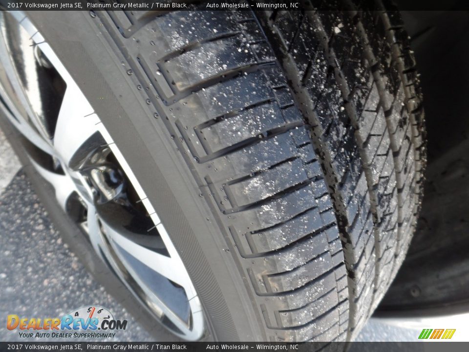 2017 Volkswagen Jetta SE Platinum Gray Metallic / Titan Black Photo #8