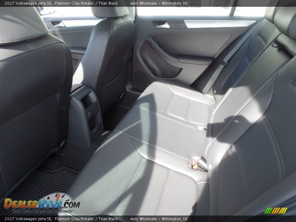 2017 Volkswagen Jetta SE Platinum Gray Metallic / Titan Black Photo #12