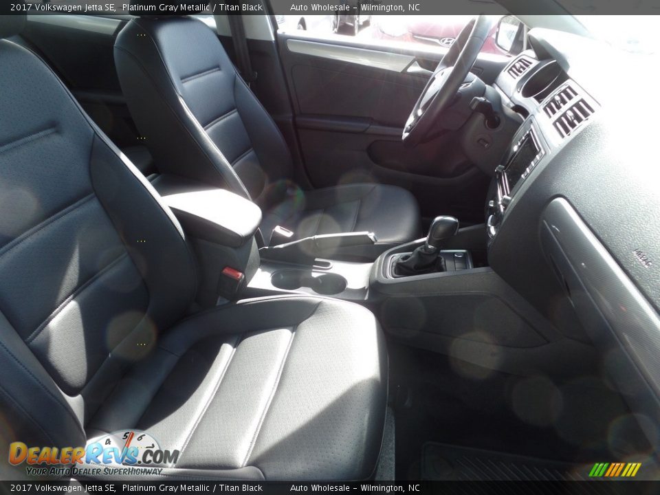 2017 Volkswagen Jetta SE Platinum Gray Metallic / Titan Black Photo #13