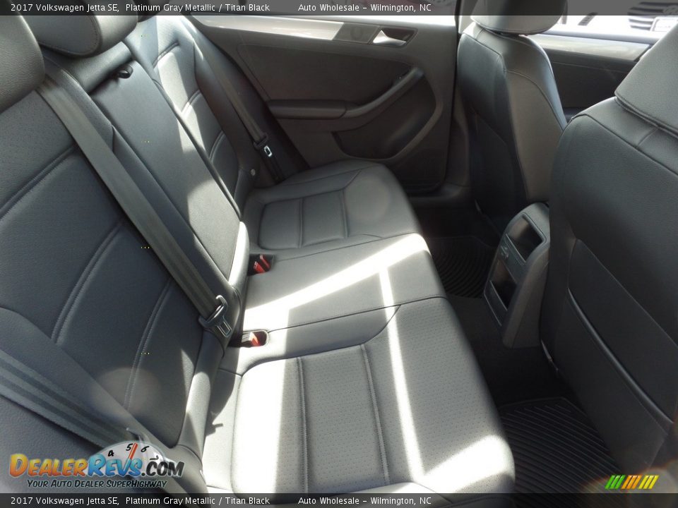 2017 Volkswagen Jetta SE Platinum Gray Metallic / Titan Black Photo #14