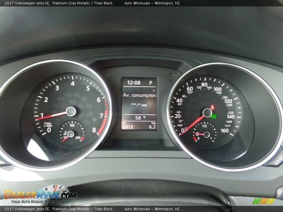 2017 Volkswagen Jetta SE Platinum Gray Metallic / Titan Black Photo #16