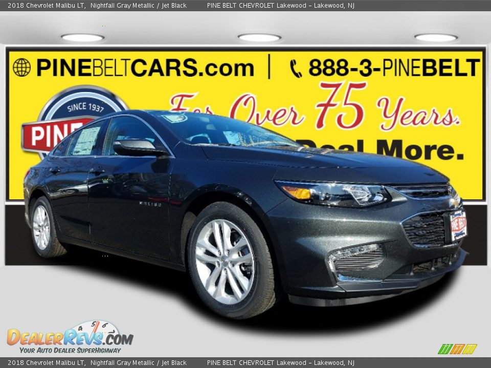 2018 Chevrolet Malibu LT Nightfall Gray Metallic / Jet Black Photo #1