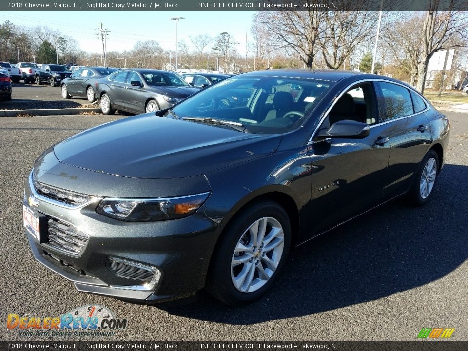 2018 Chevrolet Malibu LT Nightfall Gray Metallic / Jet Black Photo #2