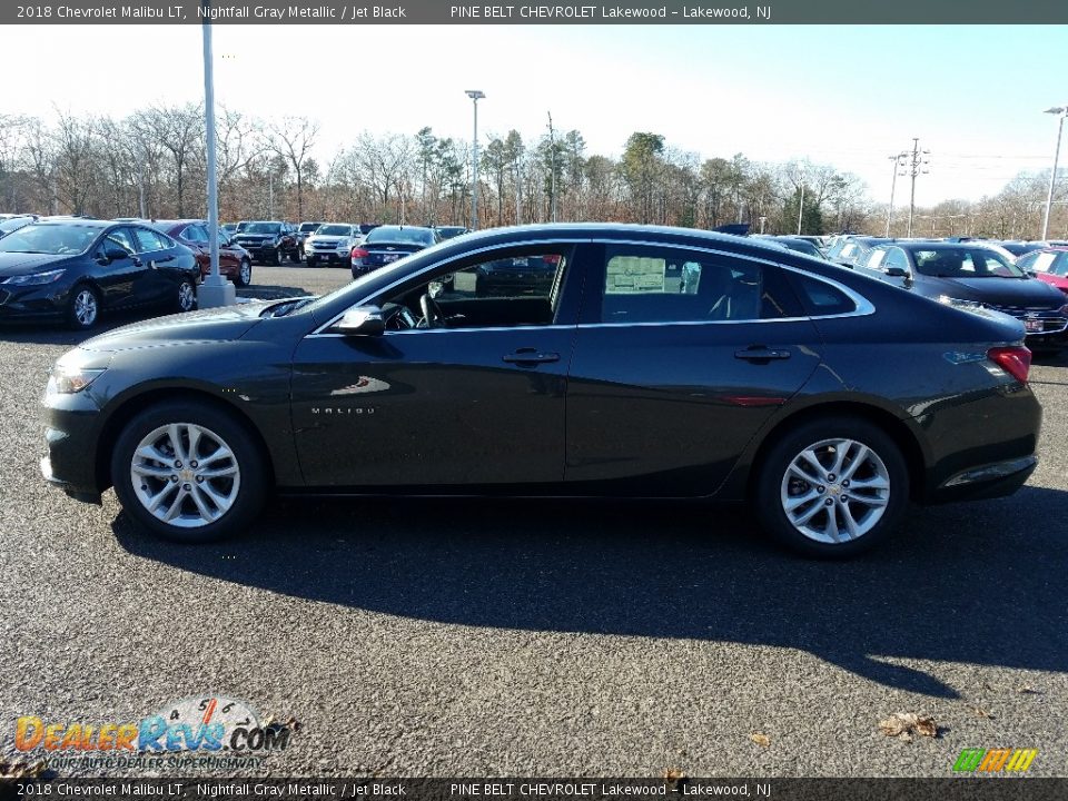 2018 Chevrolet Malibu LT Nightfall Gray Metallic / Jet Black Photo #3