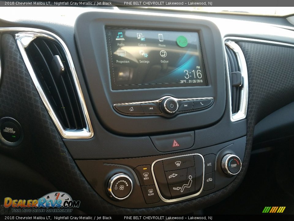 2018 Chevrolet Malibu LT Nightfall Gray Metallic / Jet Black Photo #10