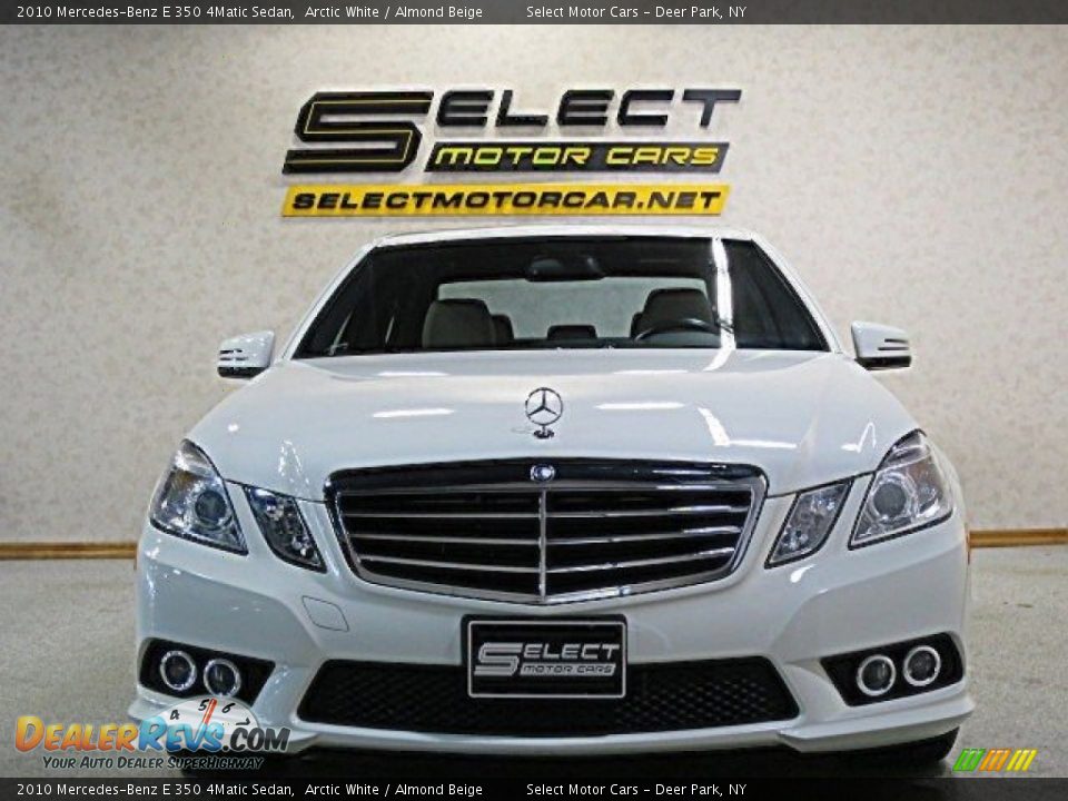 2010 Mercedes-Benz E 350 4Matic Sedan Arctic White / Almond Beige Photo #2