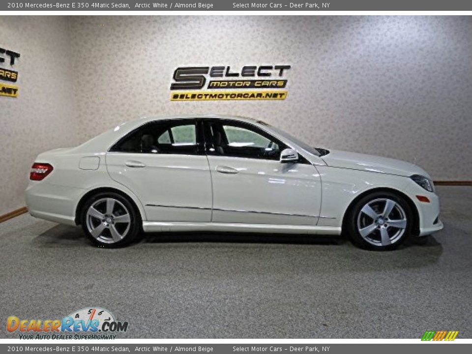 2010 Mercedes-Benz E 350 4Matic Sedan Arctic White / Almond Beige Photo #4
