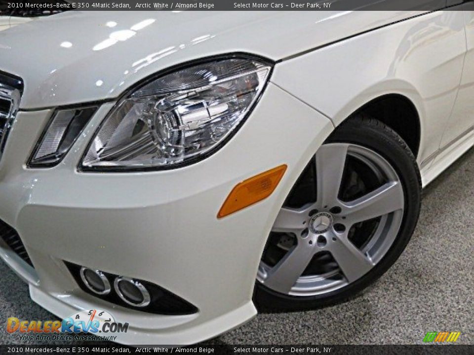 2010 Mercedes-Benz E 350 4Matic Sedan Arctic White / Almond Beige Photo #7