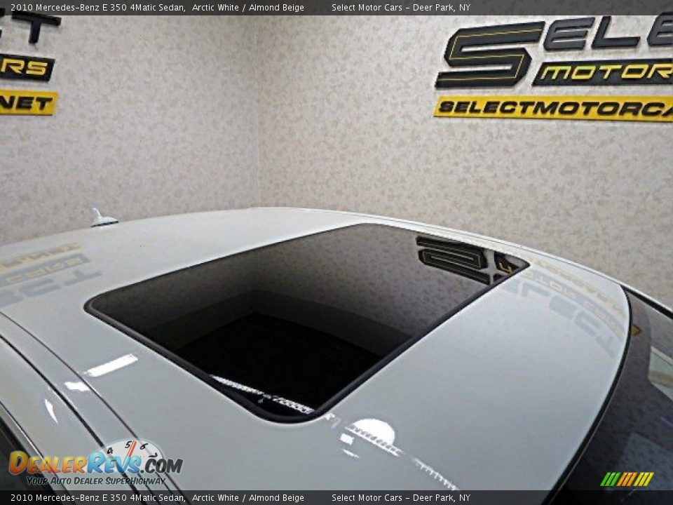 2010 Mercedes-Benz E 350 4Matic Sedan Arctic White / Almond Beige Photo #11