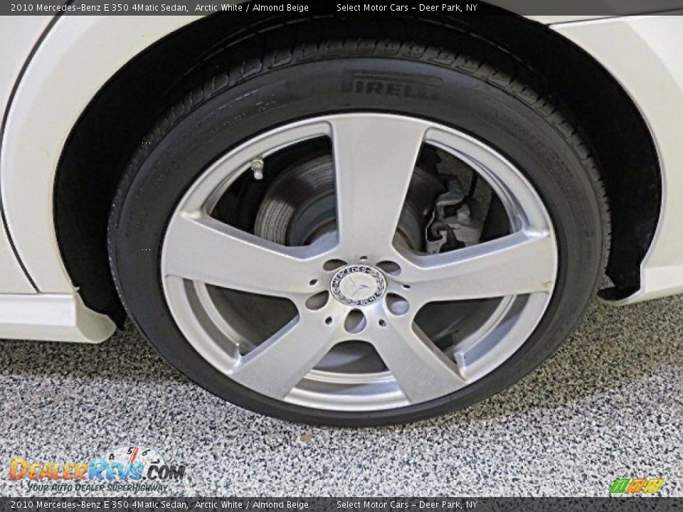 2010 Mercedes-Benz E 350 4Matic Sedan Arctic White / Almond Beige Photo #12