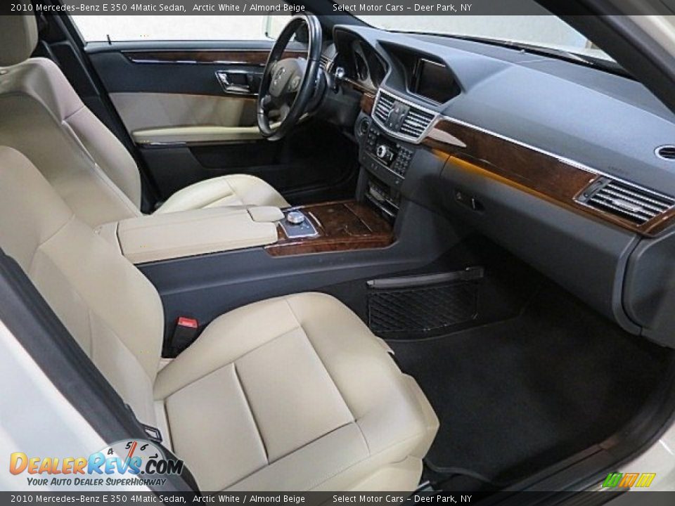 2010 Mercedes-Benz E 350 4Matic Sedan Arctic White / Almond Beige Photo #15