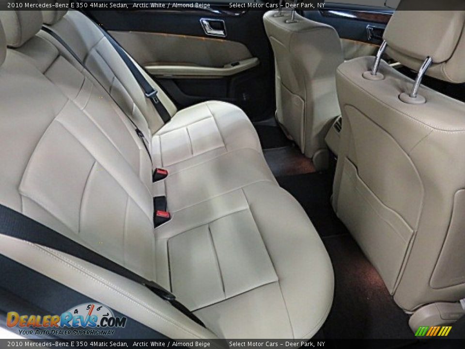 2010 Mercedes-Benz E 350 4Matic Sedan Arctic White / Almond Beige Photo #17