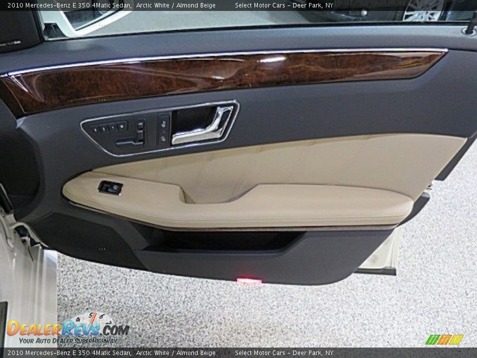 2010 Mercedes-Benz E 350 4Matic Sedan Arctic White / Almond Beige Photo #19