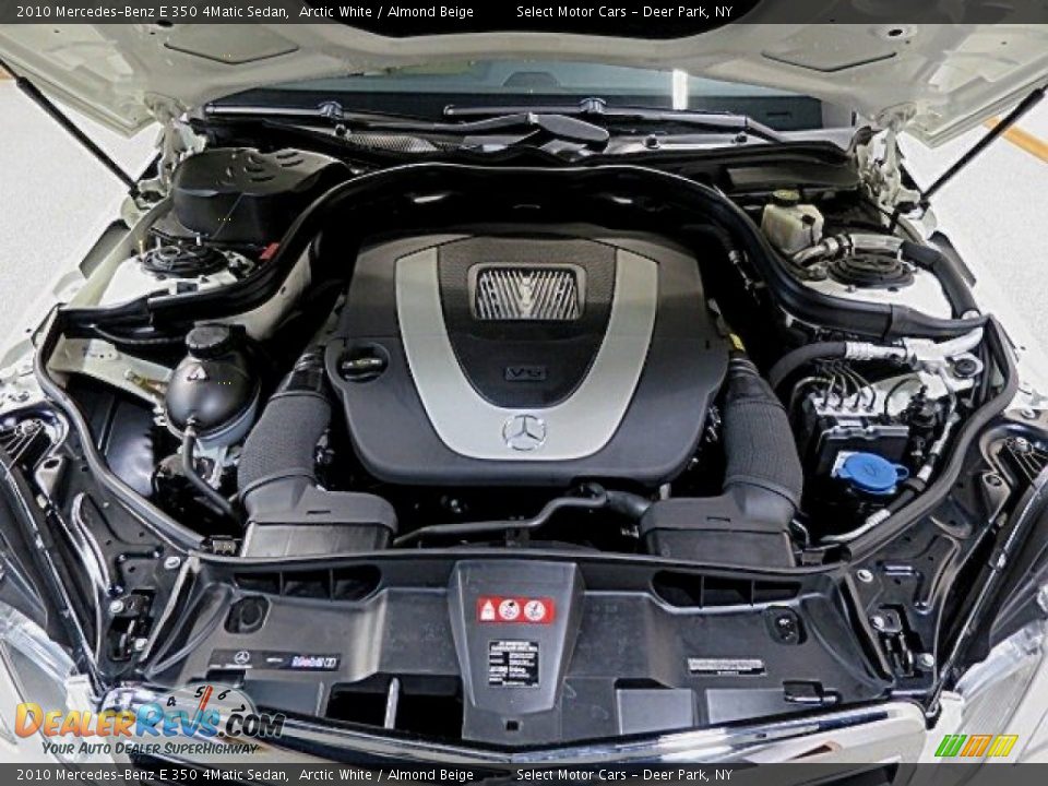 2010 Mercedes-Benz E 350 4Matic Sedan Arctic White / Almond Beige Photo #27