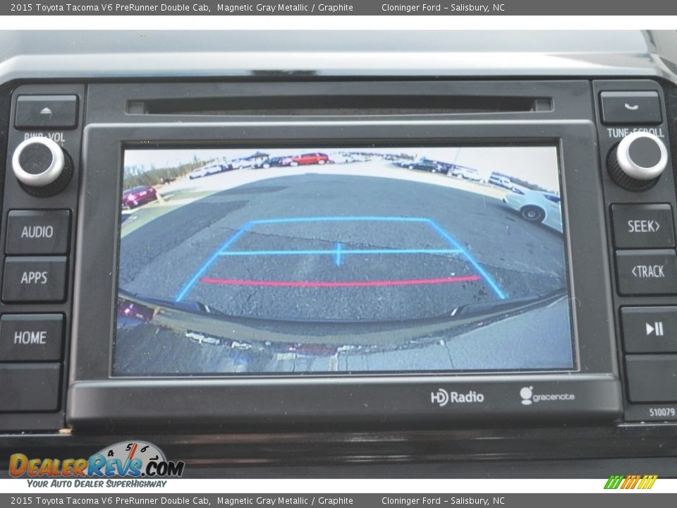 2015 Toyota Tacoma V6 PreRunner Double Cab Magnetic Gray Metallic / Graphite Photo #18