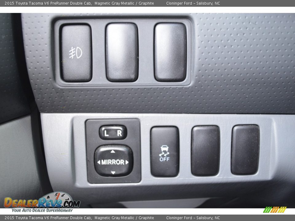 2015 Toyota Tacoma V6 PreRunner Double Cab Magnetic Gray Metallic / Graphite Photo #23