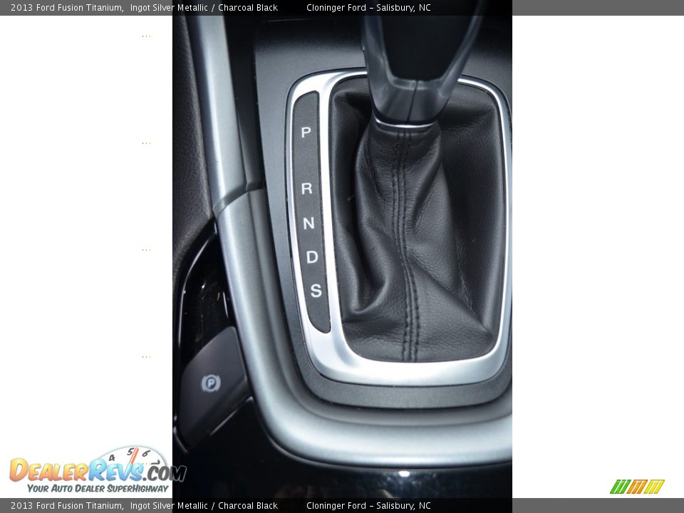 2013 Ford Fusion Titanium Ingot Silver Metallic / Charcoal Black Photo #23